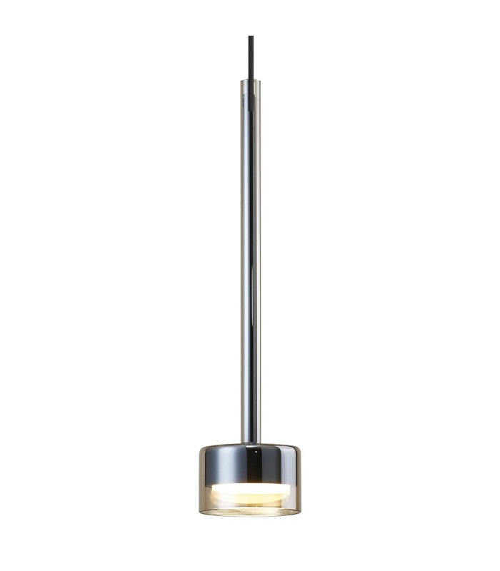 Tonic Assembly Pendant (WITHOUT PLATE) 1 Light With Replaceable 12W LEDs 4000K Bronze/Bronze Glass-5