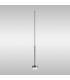 Tonic Assembly Pendant (WITHOUT PLATE) 1 Light With Replaceable 12W LEDs 4000K Chrome/Clear Glass-2