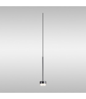 Tonic Assembly Pendant (WITHOUT PLATE) 1 Light With Replaceable 12W LEDs 4000K Chrome/Clear Glass-2