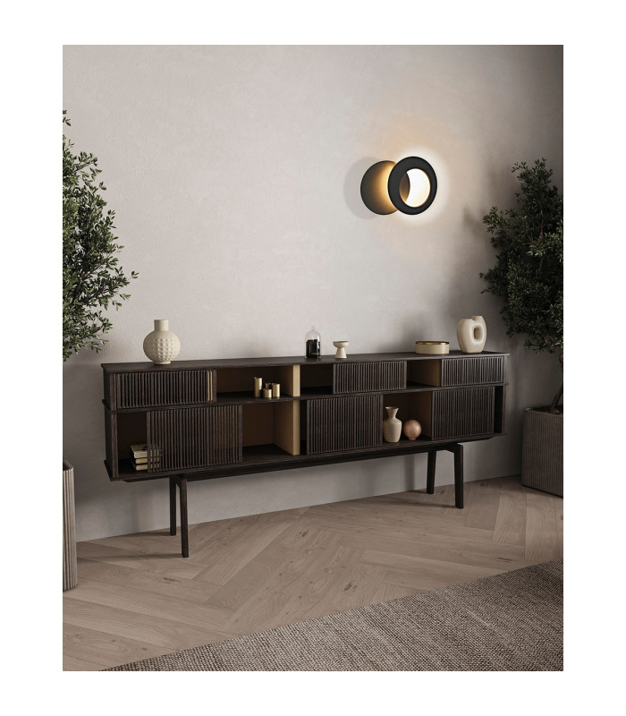 Toronto Wall Lamp 10W LED 3000K 820lm Matt Black 3yrs Warranty-3