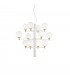 12 Light Multi Arm Ceiling Pendant Light White, G9 - 1