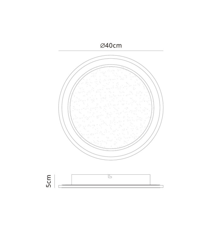 Tulum Ceiling Light 24W LED 3000-6000K Remote Controlled 1800lm White 3yrs Warranty-7