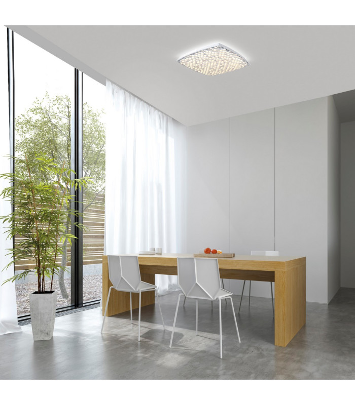 Urban Ceiling Light 80W LED 2700-5000K Remote Control Tuneable 5200lm White 3yrs Warranty-3