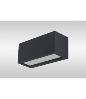 Utah Wall Lamp Up/Down 1 Light E27 IP65 Graphite 2yrs Warranty-2