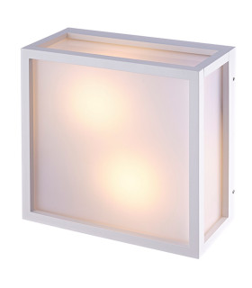 Utah Ceiling Light 2 Light E27 IP65 White 2yrs Warranty-1