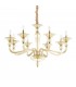 8 Light Pendant Light Amber, E14 - 1