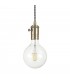 1 Light Ceiling Pendant Burnished Finish, E27 - 1
