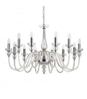 12 Light Pendant Light Trasparent, E14 - 1