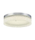 Aiden 50cm Round Flush Ceiling 30W LED 4200K 2700lm Polished Chrome/Glass 3yrs Warranty-1