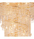 Alexandra Pendant 4 Layer Spiral 25 Light E14 Gold/Crystal Item Weight: 28.6kg-5