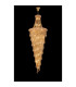 Alexandra Pendant 4 Layer Spiral 49 Light E14 Gold/Crystal Item Weight: 44.65kg-2