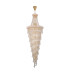 Alexandra Pendant 4 Layer Spiral 49 Light E14 Gold/Crystal Item Weight: 44.65kg-4