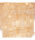 Alexandra Pendant 4 Layer Spiral 49 Light E14 Gold/Crystal Item Weight: 44.65kg-6
