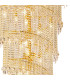 Alexandra Pendant 7 Layer Spiral 63 Light E14 Gold/Crystal Item Weight: 66.4kg-6