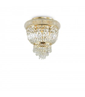 3 Light Ceiling Light Chandelier Brass, E14 - 1