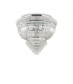 6 Light Ceiling Light Chandelier Chrome, E14 - 1