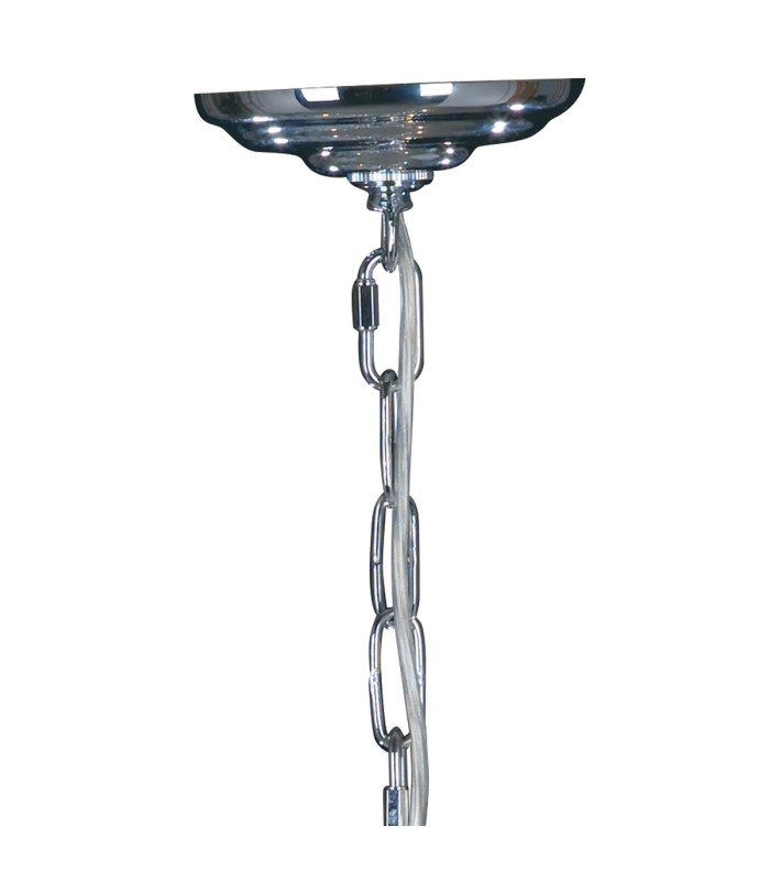 Amora Pendant 3 Light E14 Polished Chrome/Crystal-6