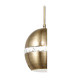 Andrea Pendant 3 Light E27 Round Antique Brass/Crystal-4