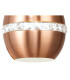 Andrea Pendant 3 Light E27 Round Satin Copper/Crystal-6