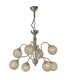 Apollo Pendant 8 Light G9 Satin Nickel/Crystal-4