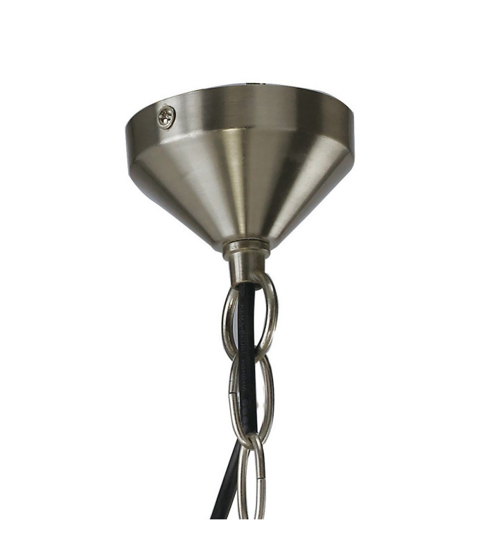 Apollo Pendant 8 Light G9 Satin Nickel/Crystal-6