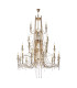Armand Pendant 12+6+3+3 Light E14 French Gold/Crystal (ITEM REQUIRES CONSTRUCTION/CONNECTION) Item Weight: 32.5kg-1