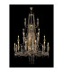 Armand Pendant 12+6+3+3 Light E14 French Gold/Crystal (ITEM REQUIRES CONSTRUCTION/CONNECTION) Item Weight: 32.5kg-2