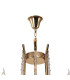 Armand Pendant 12+6+3+3 Light E14 French Gold/Crystal (ITEM REQUIRES CONSTRUCTION/CONNECTION) Item Weight: 32.5kg-4