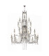 Armand Pendant 12+6+3+3 Light E14 Polished Chrome/Crystal (ITEM REQUIRES CONSTRUCTION/CONNECTION) Item Weight: 32.5kg-1