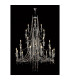 Armand Pendant 12+6+3+3 Light E14 Polished Chrome/Crystal (ITEM REQUIRES CONSTRUCTION/CONNECTION) Item Weight: 32.5kg-2