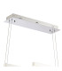 Bano Linear 3 Light Dimmable Pendant 46W LED 4000K 3700lm Polished Chrome / Crystal Chain 3yrs Warranty-5