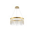 Bano Round Dimmable Pendant 29W LED 4000K 3500lm French Gold / Crystal Chain 3yrs Warranty-1