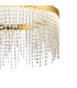 Bano Round Dimmable Pendant 29W LED 4000K 3500lm French Gold / Crystal Chain 3yrs Warranty-6