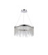 Bano Round Dimmable Pendant 29W LED 4000K 3500lm Polished Chrome / Crystal Chain 3yrs Warranty-4
