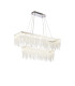 Bano Rectangular 2 Tier Dimmable Pendant 65W LED 4000K 5500lm Polished Chrome / Crystal Chain 3yrs Warranty-1
