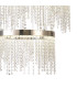 Bano Round 3 Tier Dimmable Pendant 90W LED 4000K 11300lm Polished Chrome / Crystal Chain 3yrs Warranty-5