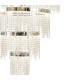 Bano Round 5 Tier Dimmable Pendant 150W LED 4000K 17500lm Polished Chrome / Crystal Chain 3yrs Warranty Item Weight: 22.80kg-5