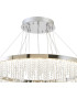 Bano Round 5 Tier Dimmable Pendant 150W LED 4000K 17500lm Polished Chrome / Crystal Chain 3yrs Warranty Item Weight: 22.80kg-6