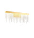 Bano Large Dimmable Wall Light 12W LED 4000K 1460lm French Gold / Crystal Chain 3yrs Warranty-1