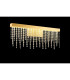 Bano Large Dimmable Wall Light 12W LED 4000K 1460lm French Gold / Crystal Chain 3yrs Warranty-2