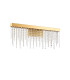 Bano Large Dimmable Wall Light 12W LED 4000K 1460lm French Gold / Crystal Chain 3yrs Warranty-3