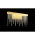 Bano Medium Dimmable Wall Light 9W LED 4000K 1160lm French Gold / Crystal Chain 3yrs Warranty-2