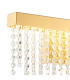 Bano Medium Dimmable Wall Light 9W LED 4000K 1160lm French Gold / Crystal Chain 3yrs Warranty-4