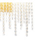 Bano Medium Dimmable Wall Light 9W LED 4000K 1160lm French Gold / Crystal Chain 3yrs Warranty-5