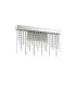 Bano Medium Dimmable Wall Light 9W LED 4000K 1160lm Polished Chrome / Crystal Chain 3yrs Warranty-3