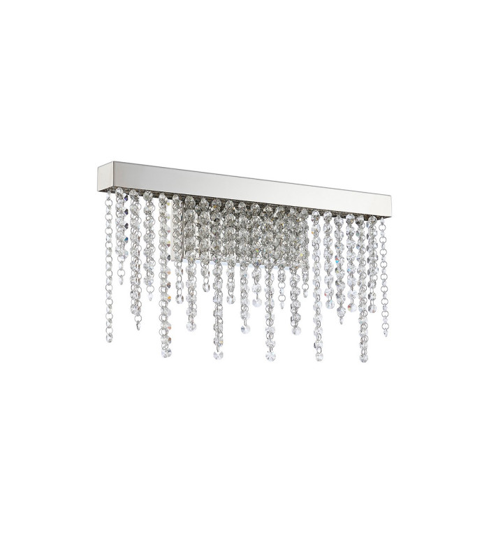 Bano Medium Dimmable Wall Light 9W LED 4000K 1160lm Polished Chrome / Crystal Chain 3yrs Warranty-3