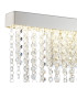 Bano Medium Dimmable Wall Light 9W LED 4000K 1160lm Polished Chrome / Crystal Chain 3yrs Warranty-4