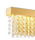 Bano Small Dimmable Wall Light 6W LED 4000K 660lm French Gold / Crystal Chain 3yrs Warranty-4
