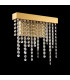 Bano Small Dimmable Wall Light 6W LED 4000K 660lm French Gold / Crystal Chain 3yrs Warranty-6