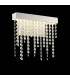 Bano Small Dimmable Wall Light 6W LED 4000K 660lm Polished Chrome / Crystal Chain 3yrs Warranty-2
